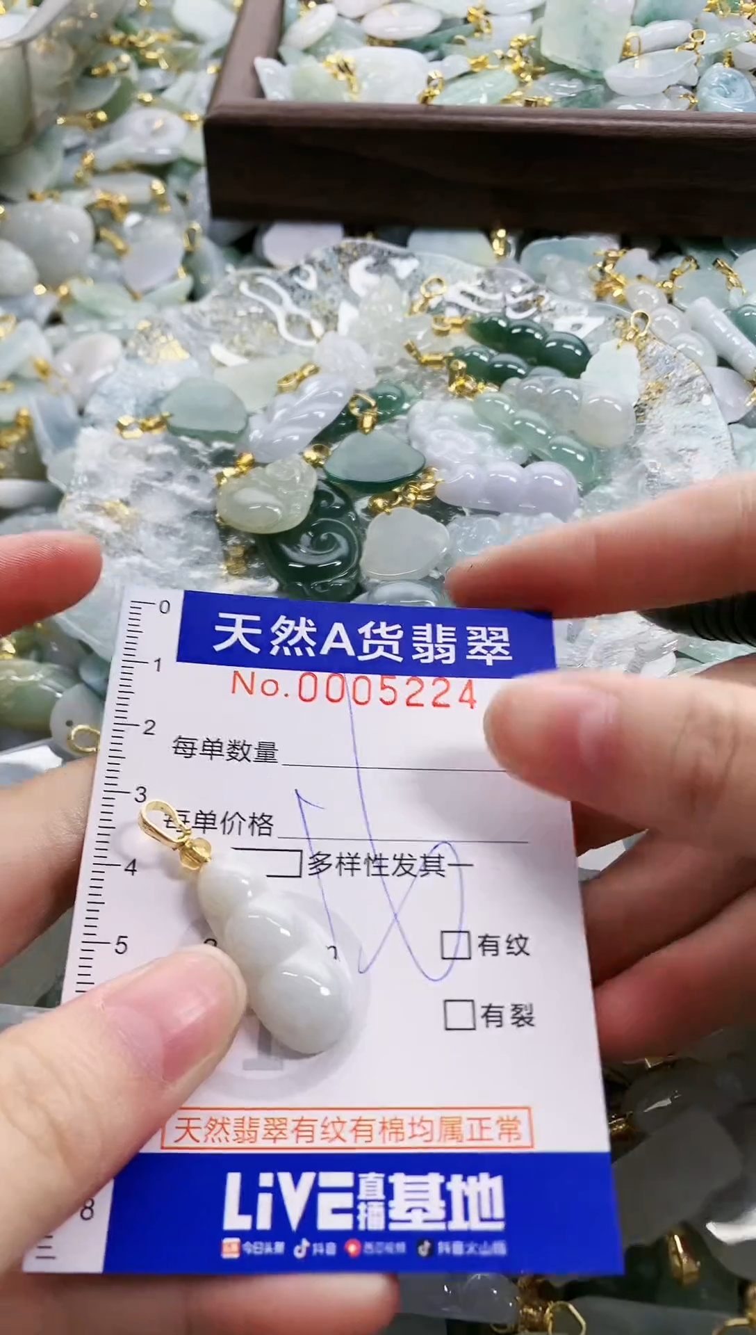 颈饰未镶嵌翡翠天然A货翡翠