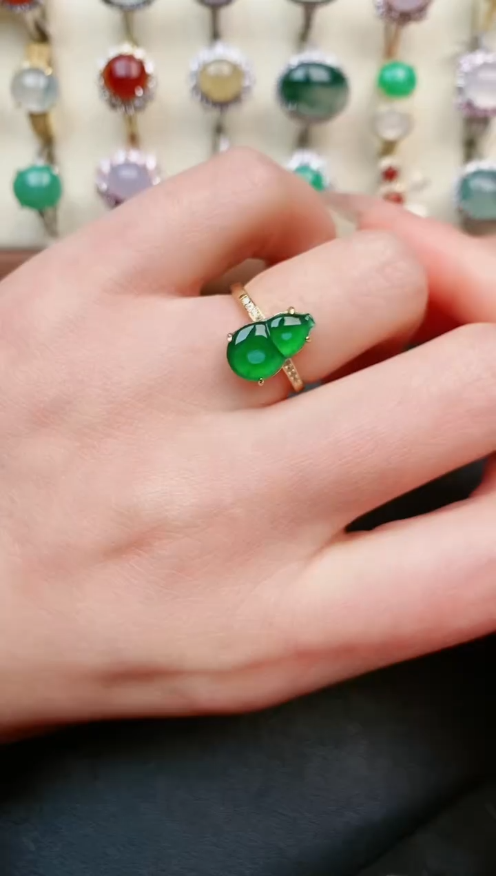 【闪购商品】翡翠戒指银S925镶嵌....
