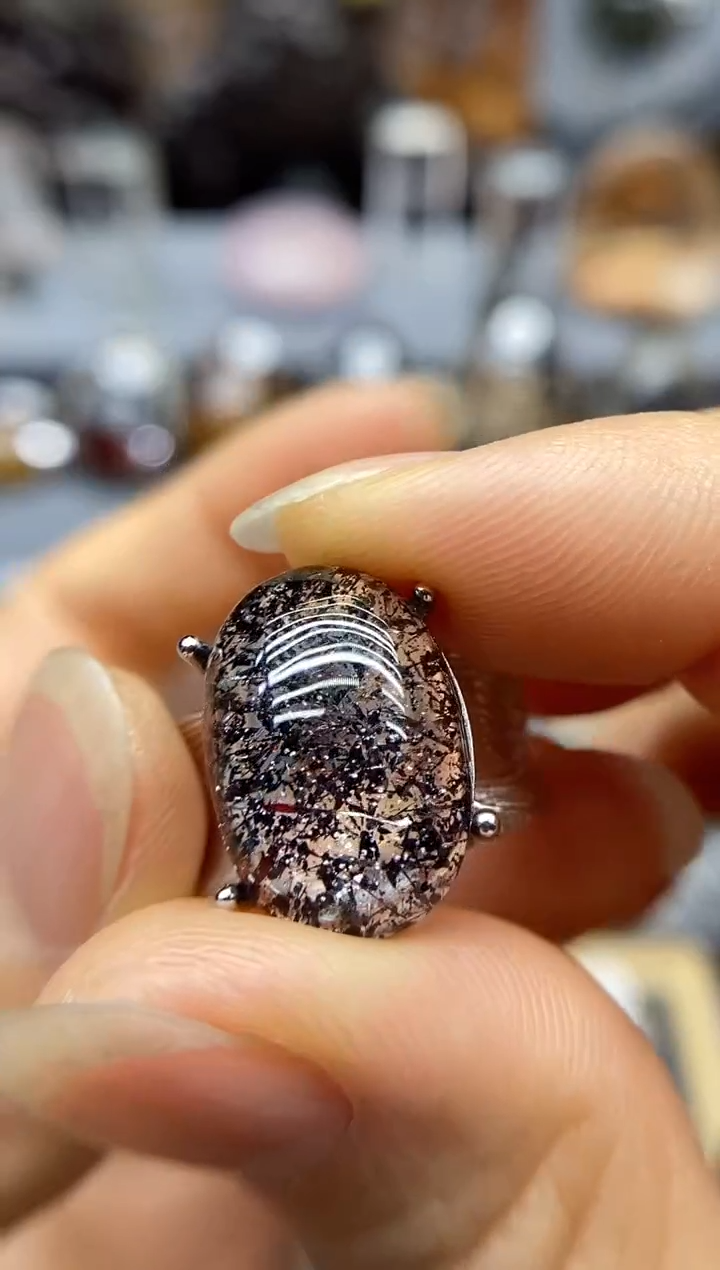 【闪购商品】水晶戒指银S925镶嵌水晶水晶