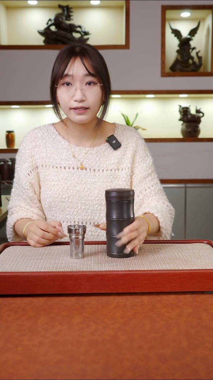 茶杯紫砂茶杯三节竹
