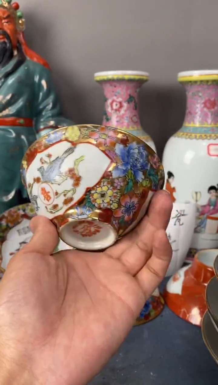 摆件陶567精品老厂瓷器（煤窑烧制）