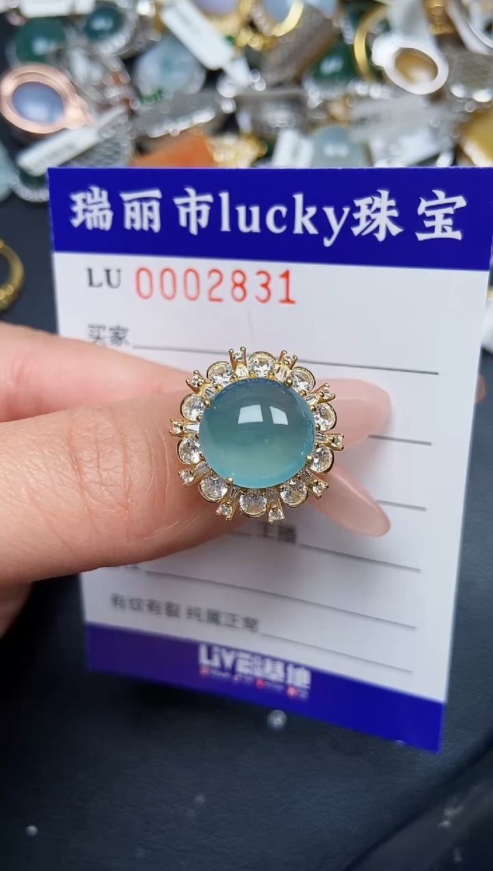 【闪购商品】翡翠颈饰银S925镶嵌2831