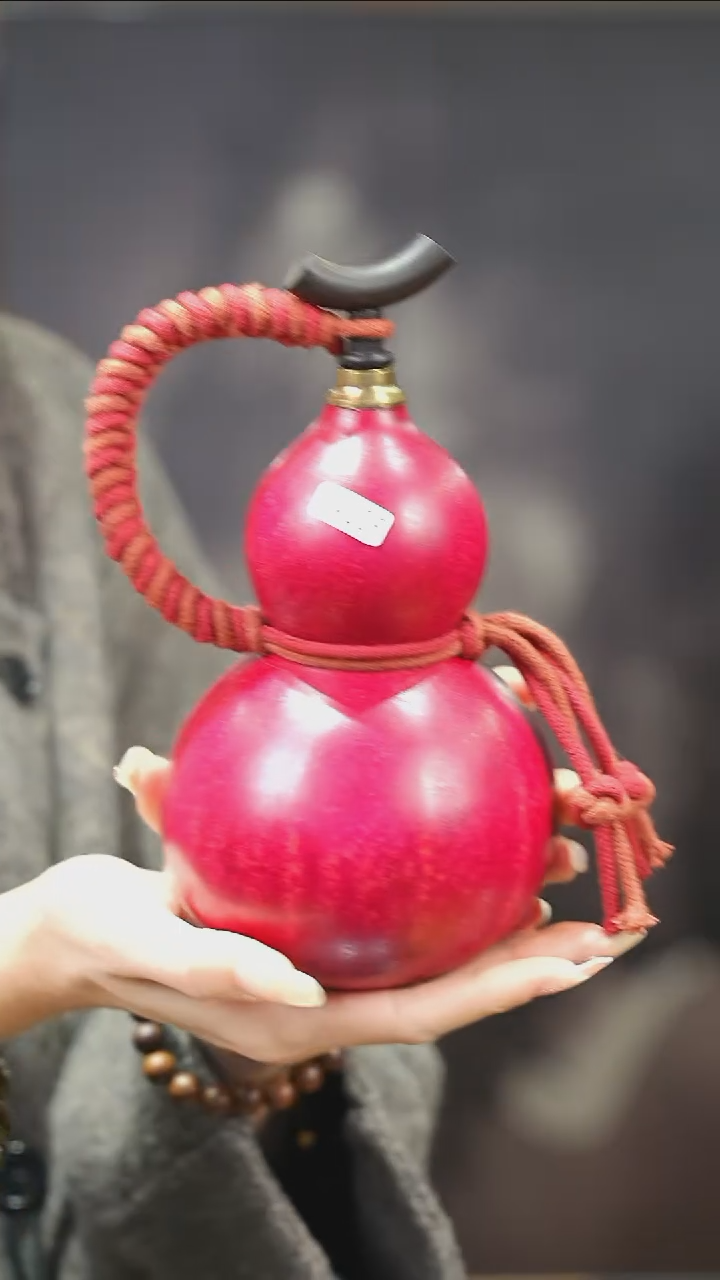 【闪购商品】XA226大漆酒葫芦不包手串及旋转底座