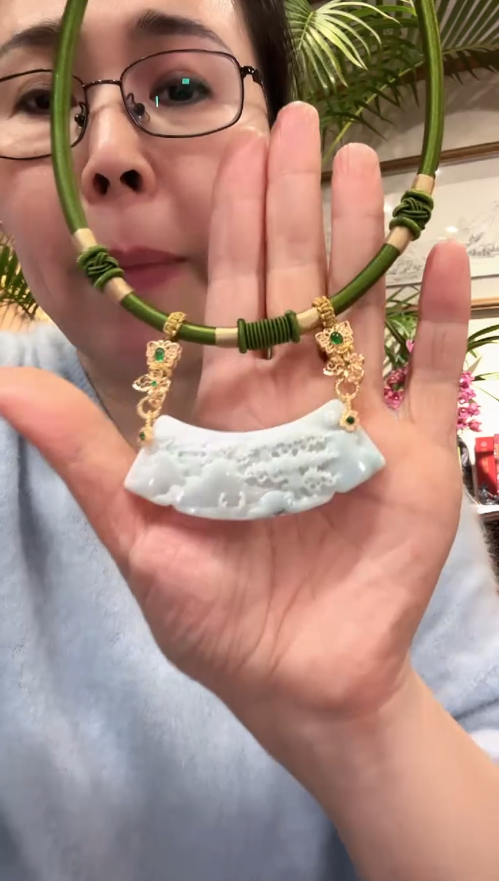 【闪购商品】翡翠颈饰未镶嵌国风