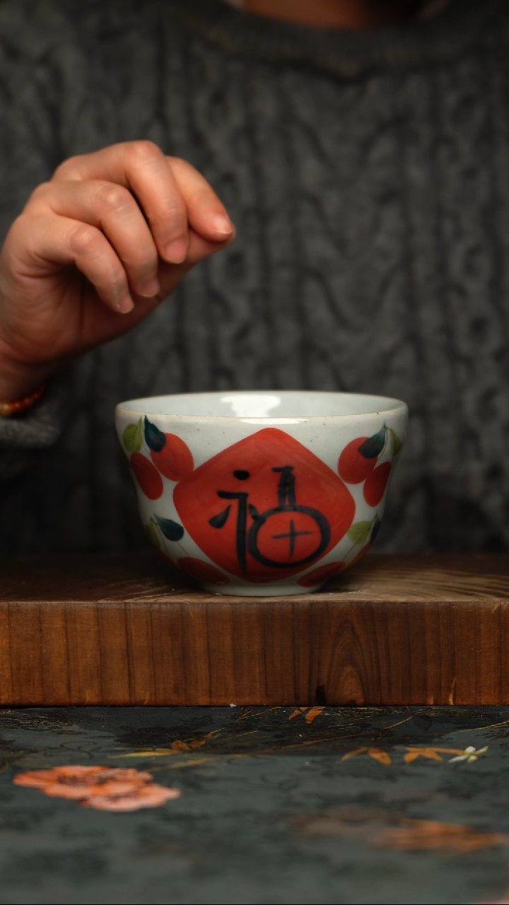 瓷片釉下彩手工手绘同款陶器