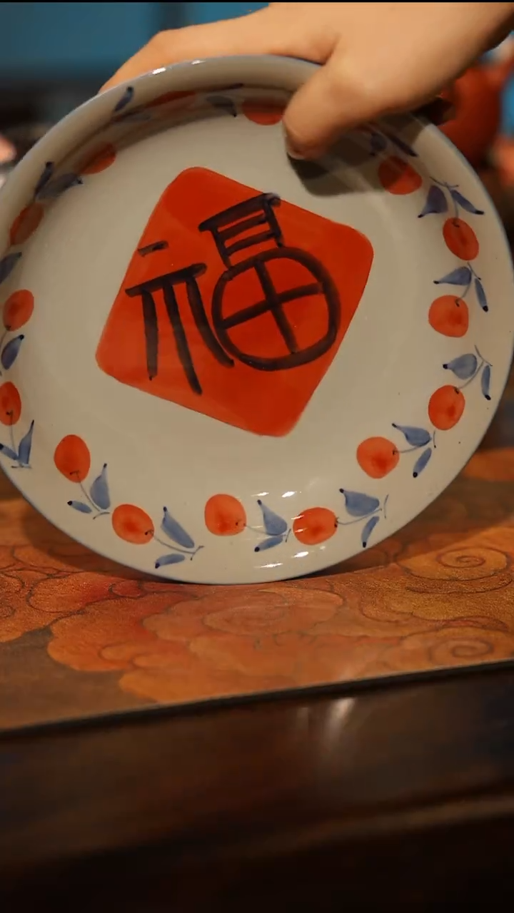 陶瓷景德镇高温釉下彩手工手绘款式