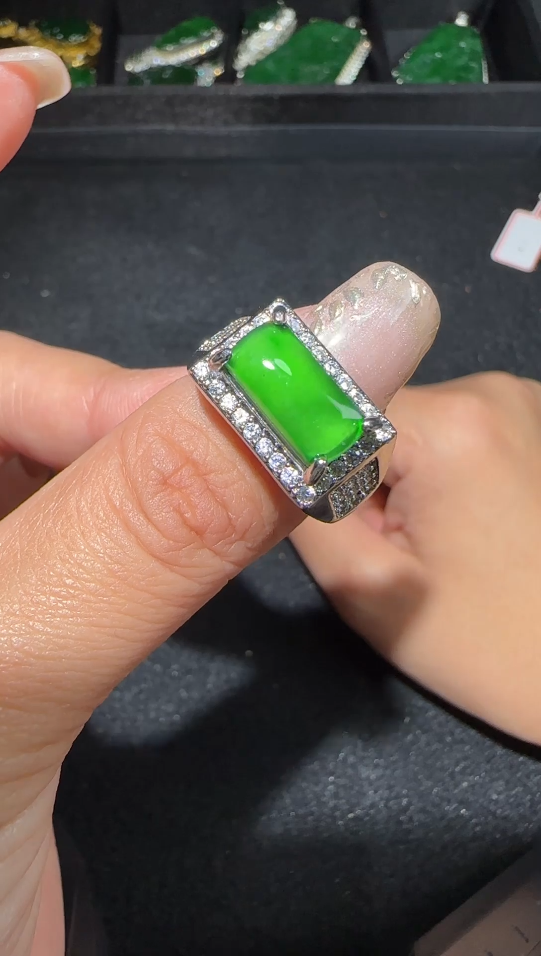 【闪购商品】翡翠戒指未镶嵌多样性发货拍一发一