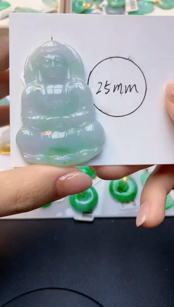 颈饰未镶嵌翡翠天然A货翡翠百元以上9元证书费自理