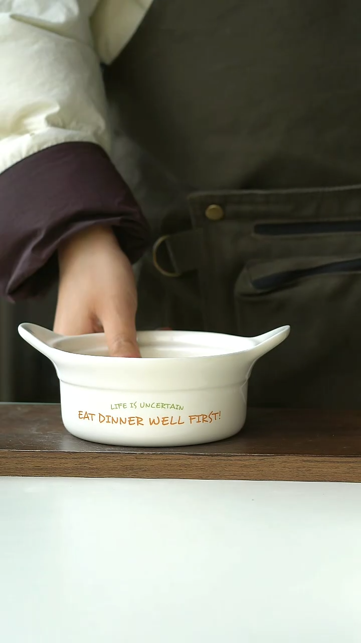 【闪购商品】陶瓷红绿字母双耳@4-2@