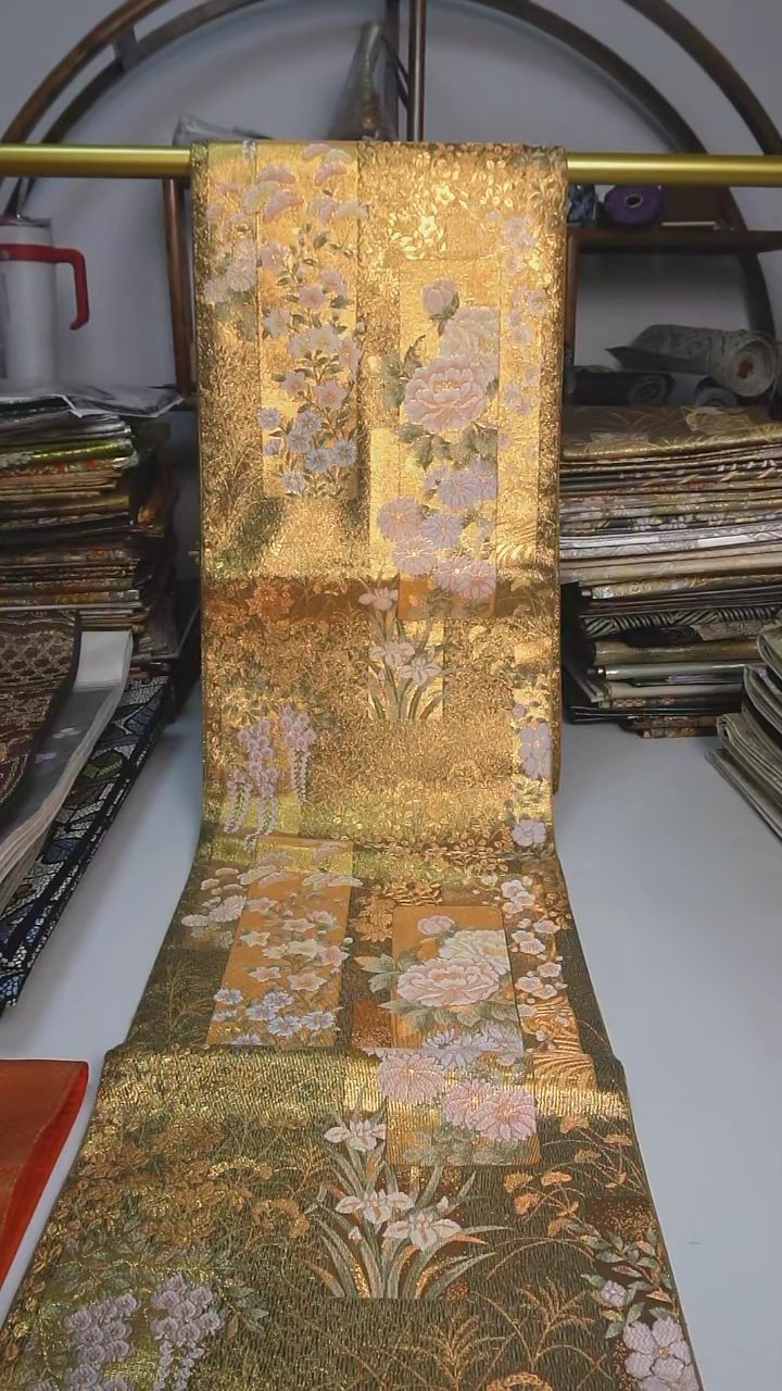 【闪购商品】织绣39西阵织六通花卉