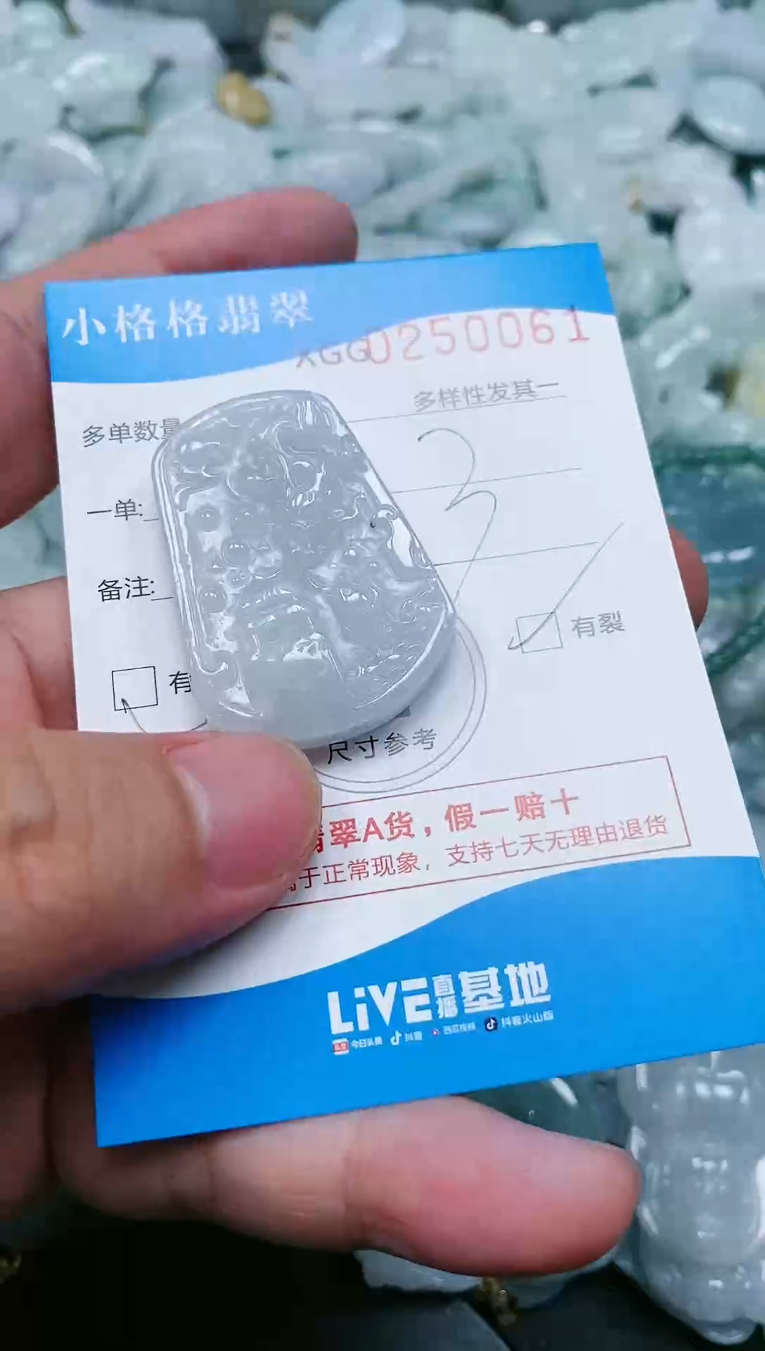 翡翠未镶嵌颈饰闪购商品0250061