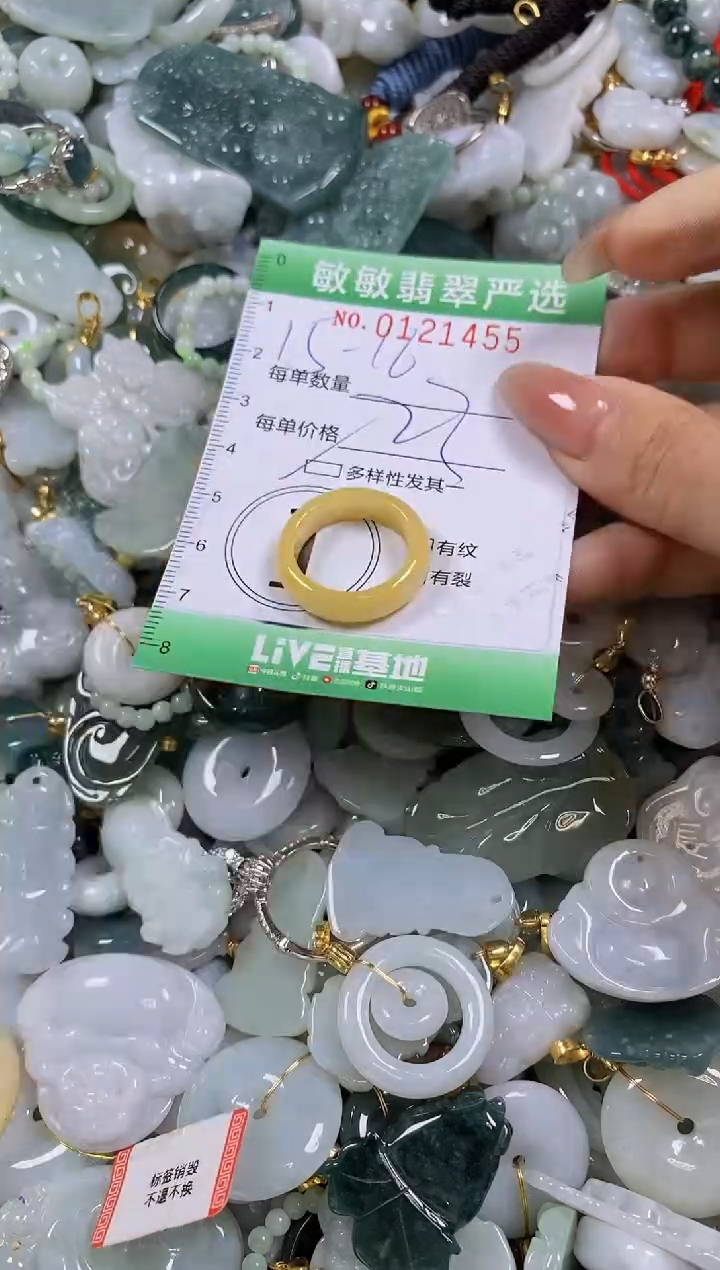 【闪购商品】翡翠颈饰未镶嵌闪购0121455多样性发其一