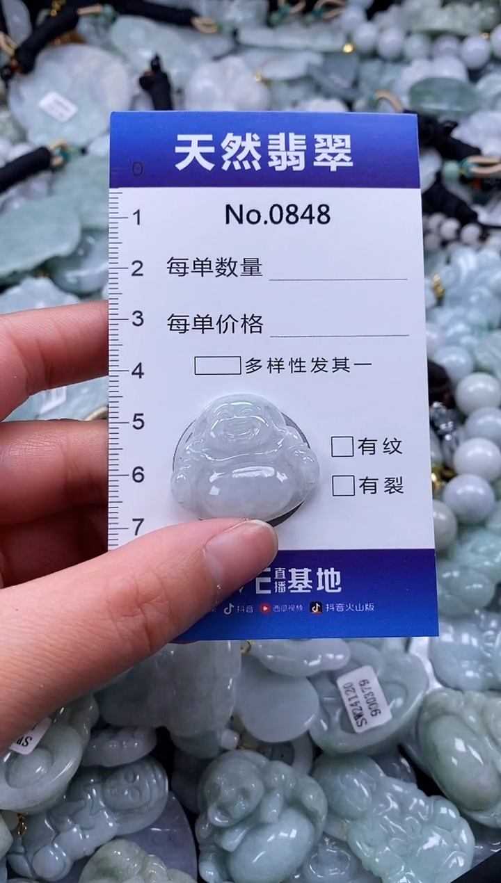 【闪购商品】翡翠颈饰未镶嵌缅甸A货翡翠0848