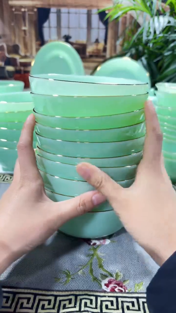 【闪购商品】...5.5英寸玉瓷碗10个口径13.8厘米