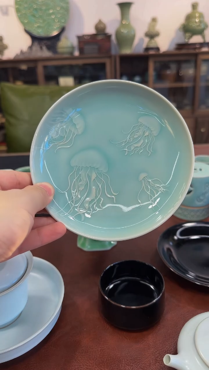  水母壶承·样品·浮力·茶器茶杯·茶周边·一物一拍