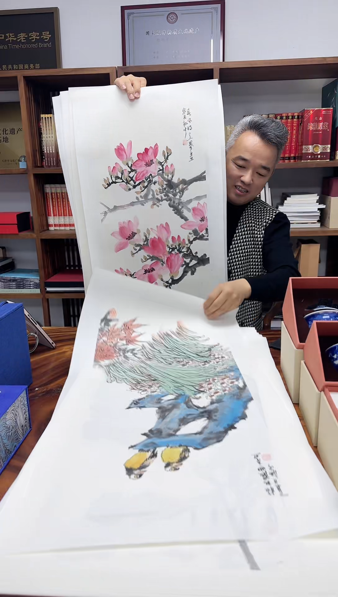 国画（随缘一幅）桃宁老师国画作品