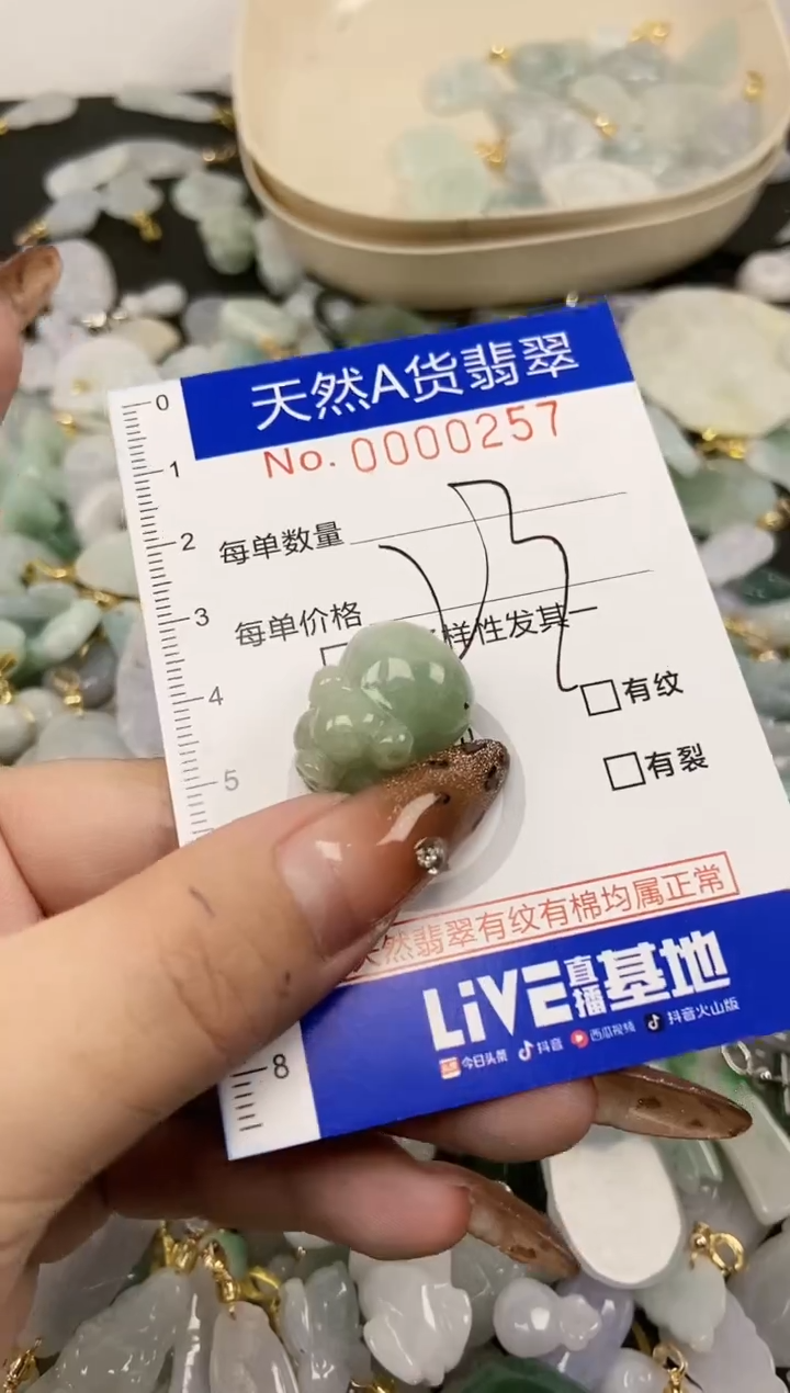 【闪购商品】翡翠颈饰未镶嵌天然A货翡翠