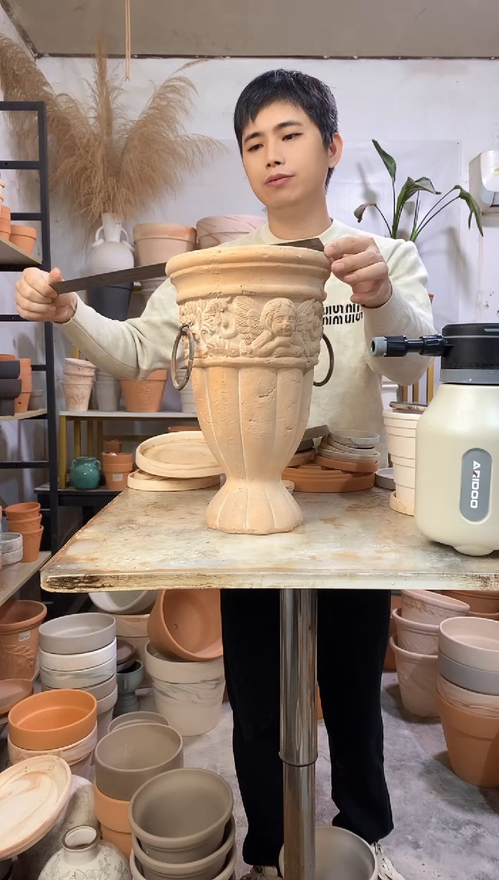 瑕疵无售后22*35奖杯 1盆无托