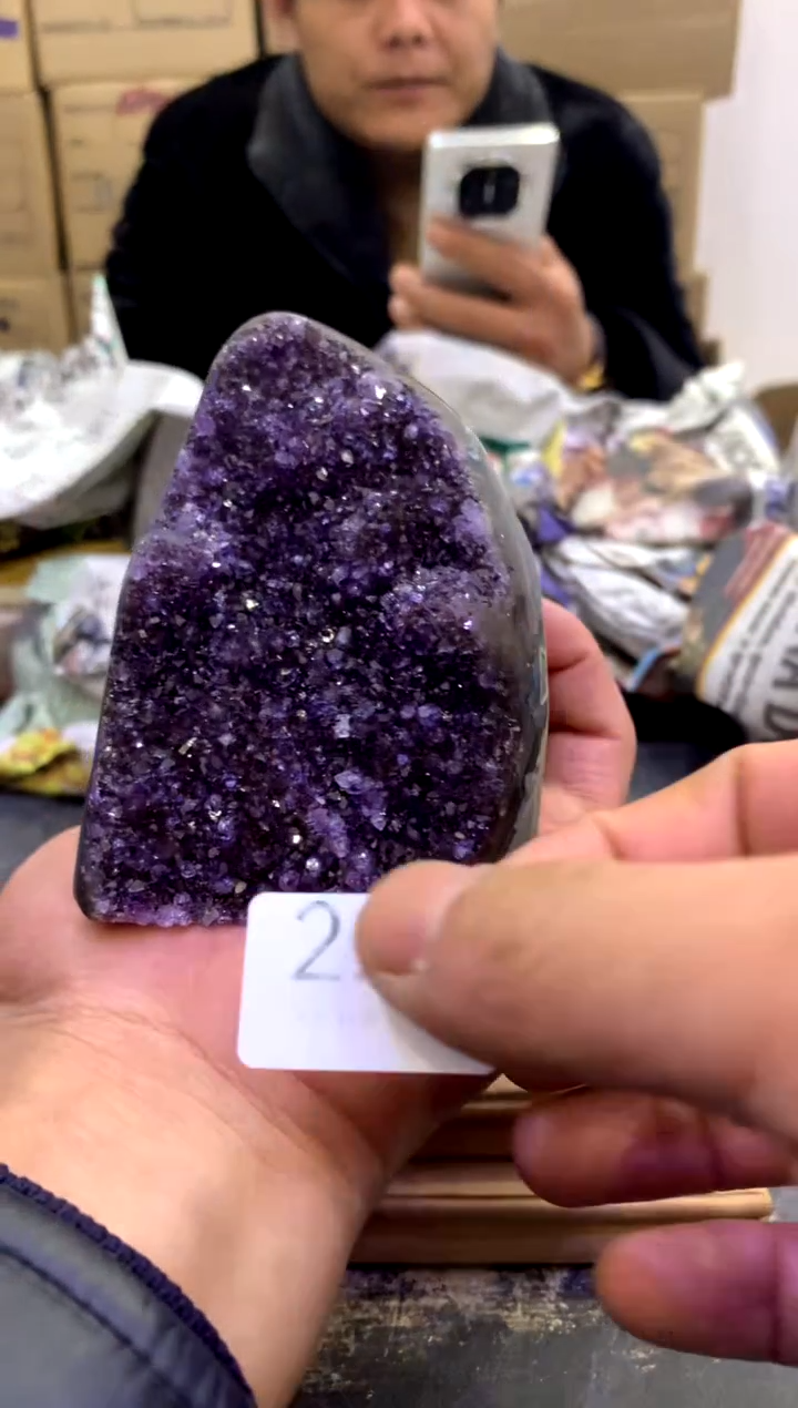 【闪购商品】水晶摆件未镶嵌天然紫水晶摆件225