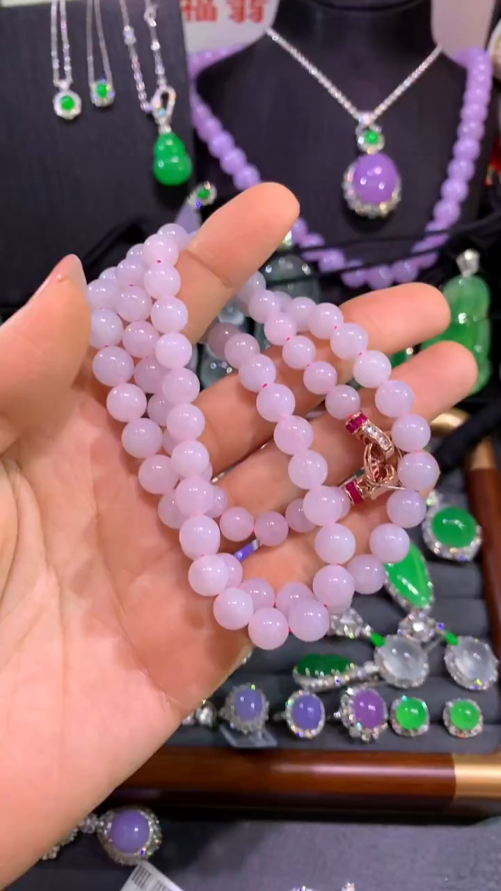 项链未镶嵌翡翠珠链