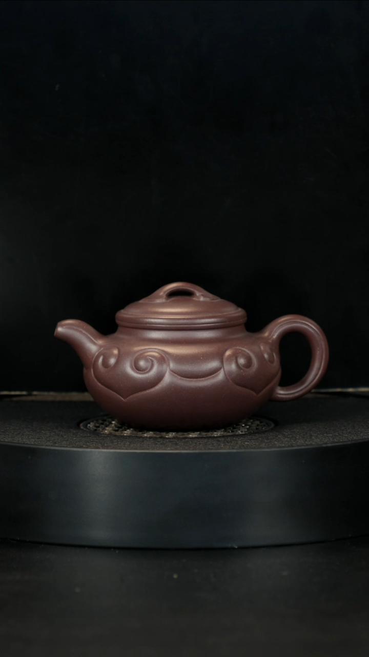 【闪购商品】紫砂茶壶黄龙山台西底槽青仿古如意