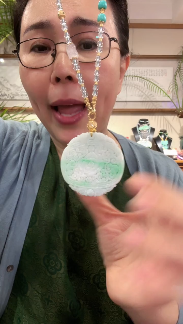 【闪购商品】翡翠颈饰未镶嵌国风
