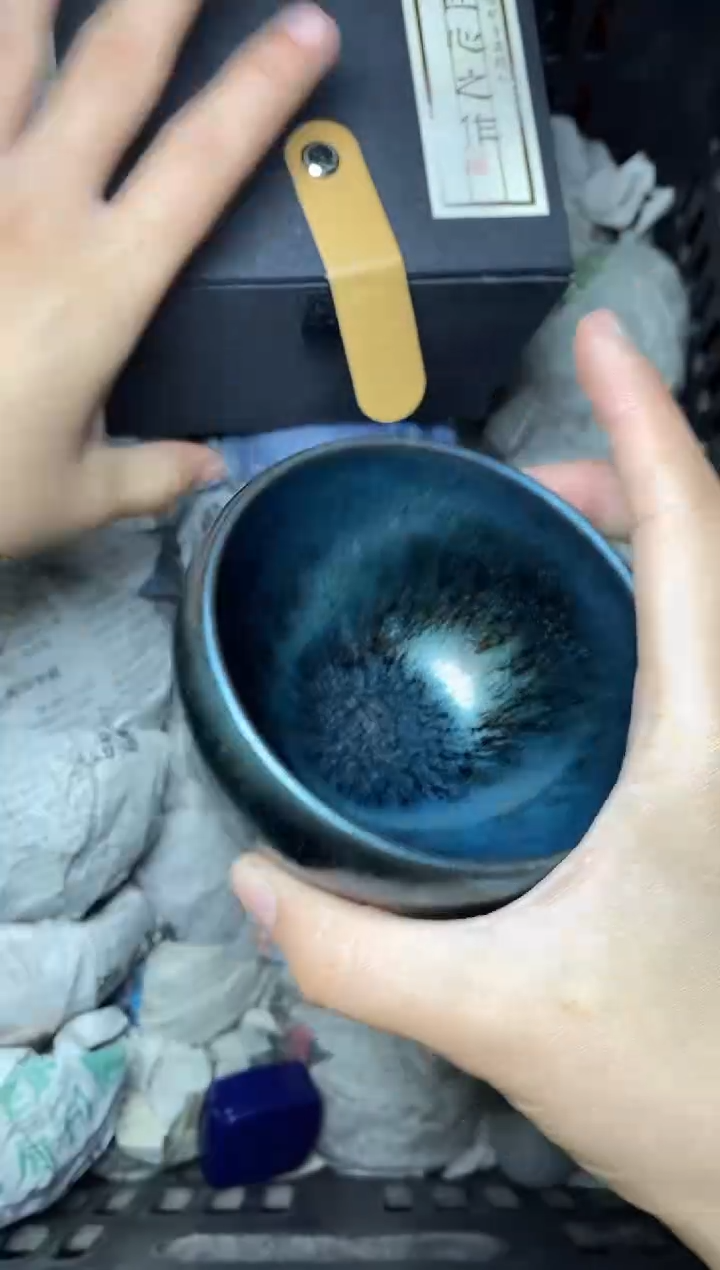 【闪购商品】茶盏空谷幽兰 盏三疯建盏茶器