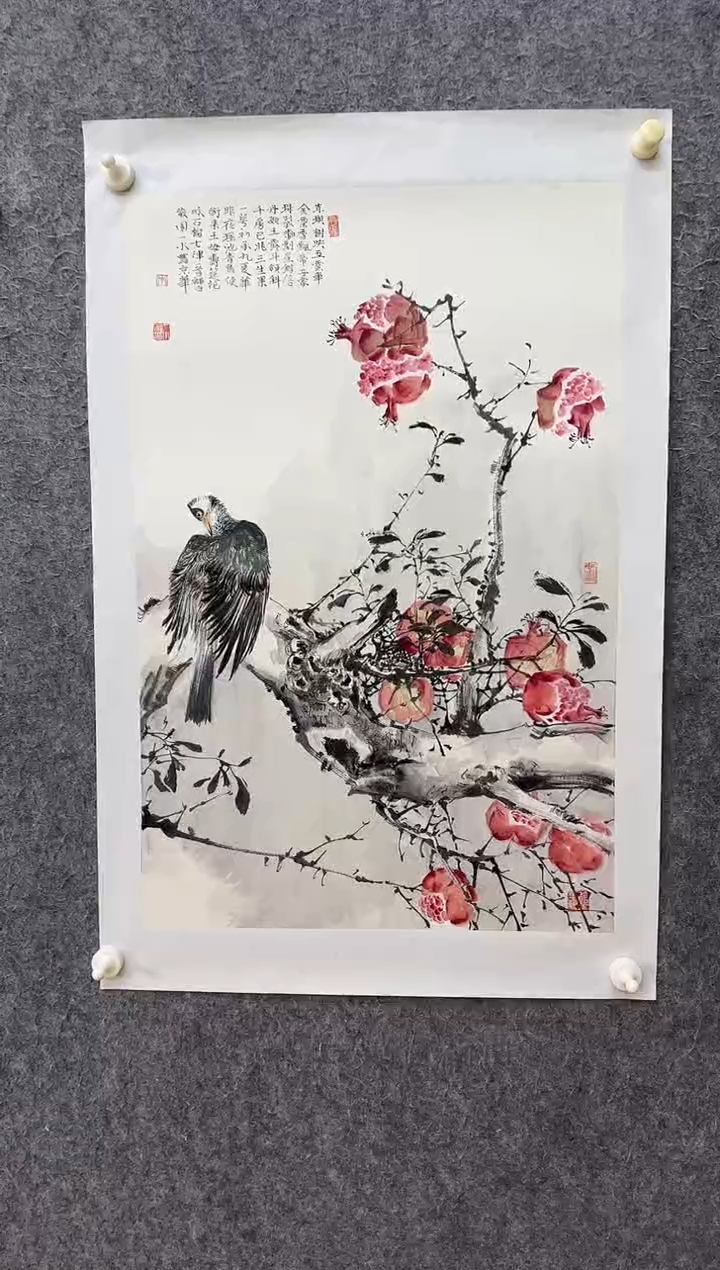 国画ST-ZYS花鸟绘画作品
