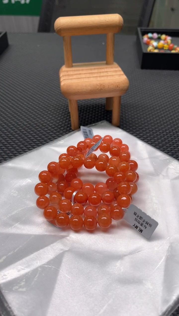 【闪购商品】南红玛瑙手串未镶嵌多样性发1件 约12mm