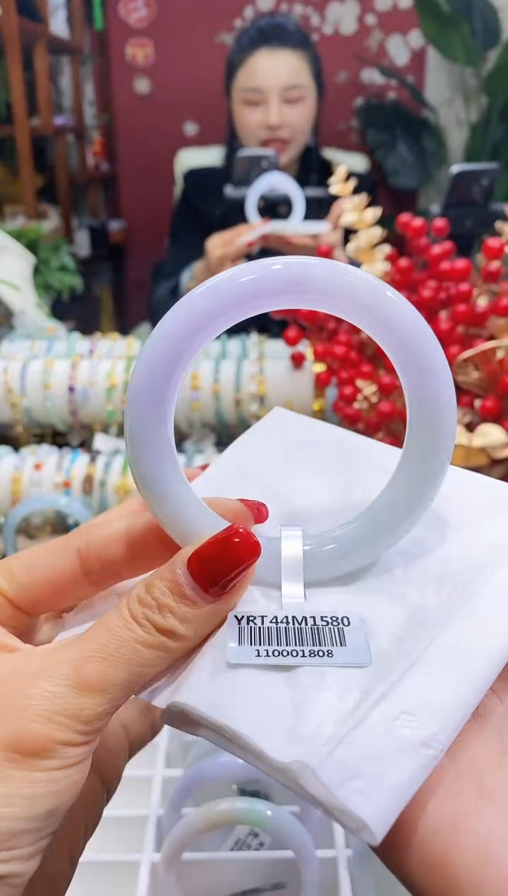 【闪购商品】翡翠手镯（圆镯）未镶嵌24胖圆55-57/11.5*11.3