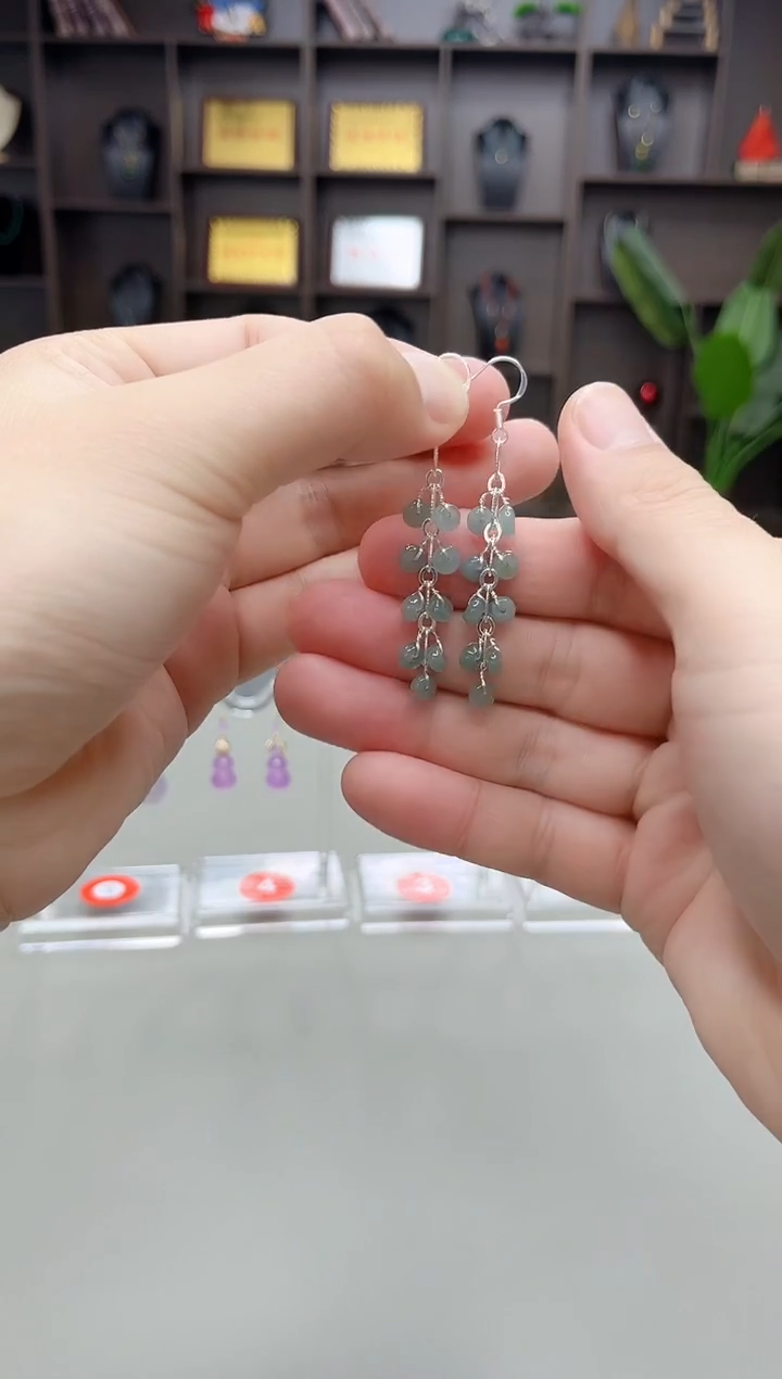 未镶嵌翡翠耳饰911000