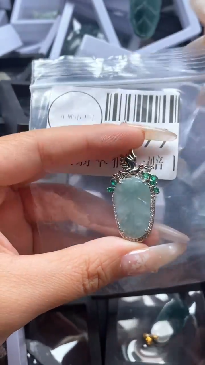 颈饰未镶嵌翡翠3499