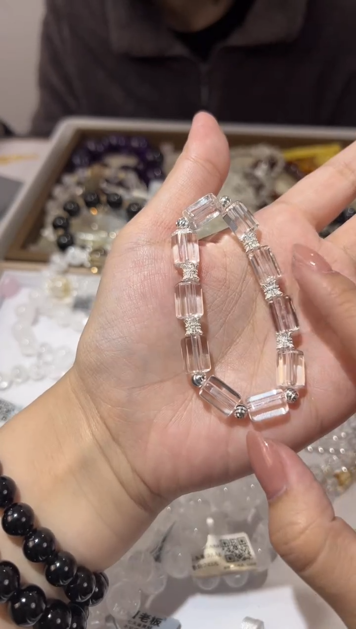 【闪购商品】水晶手链未镶嵌白水晶切割面diy