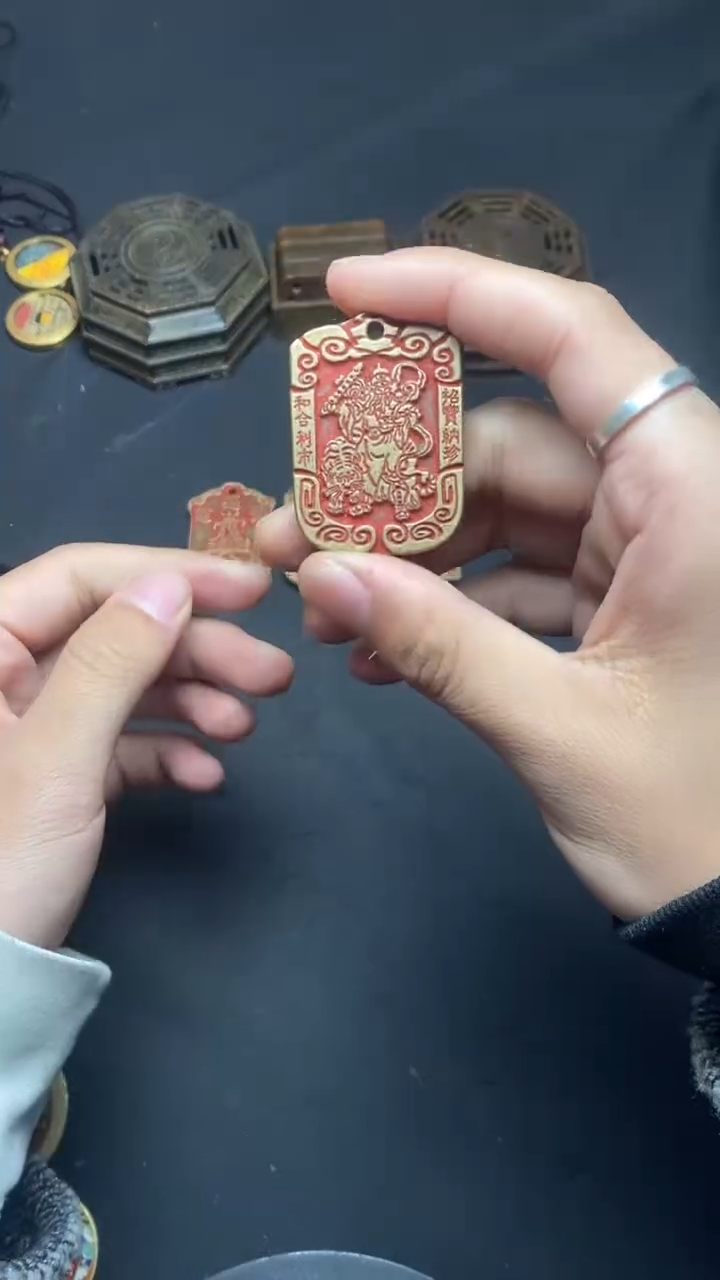 【闪购商品】纯银方牌子一个赵公明带字