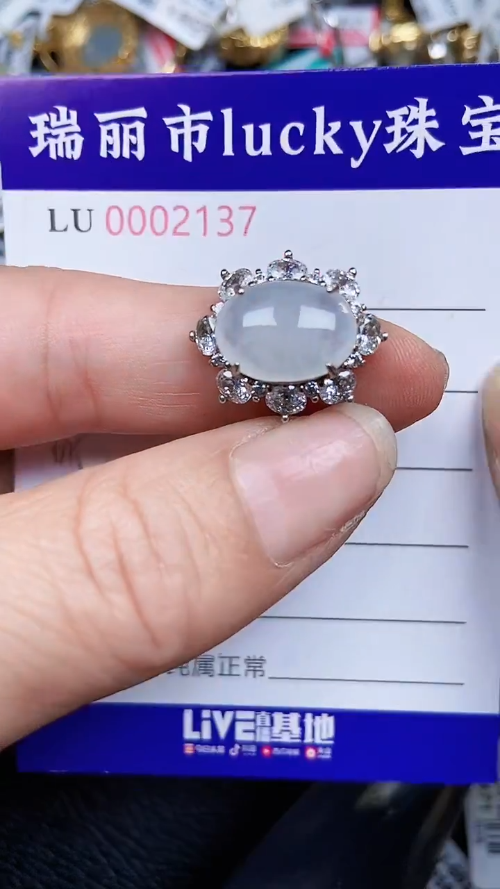 颈饰银S925镶嵌翡翠2137