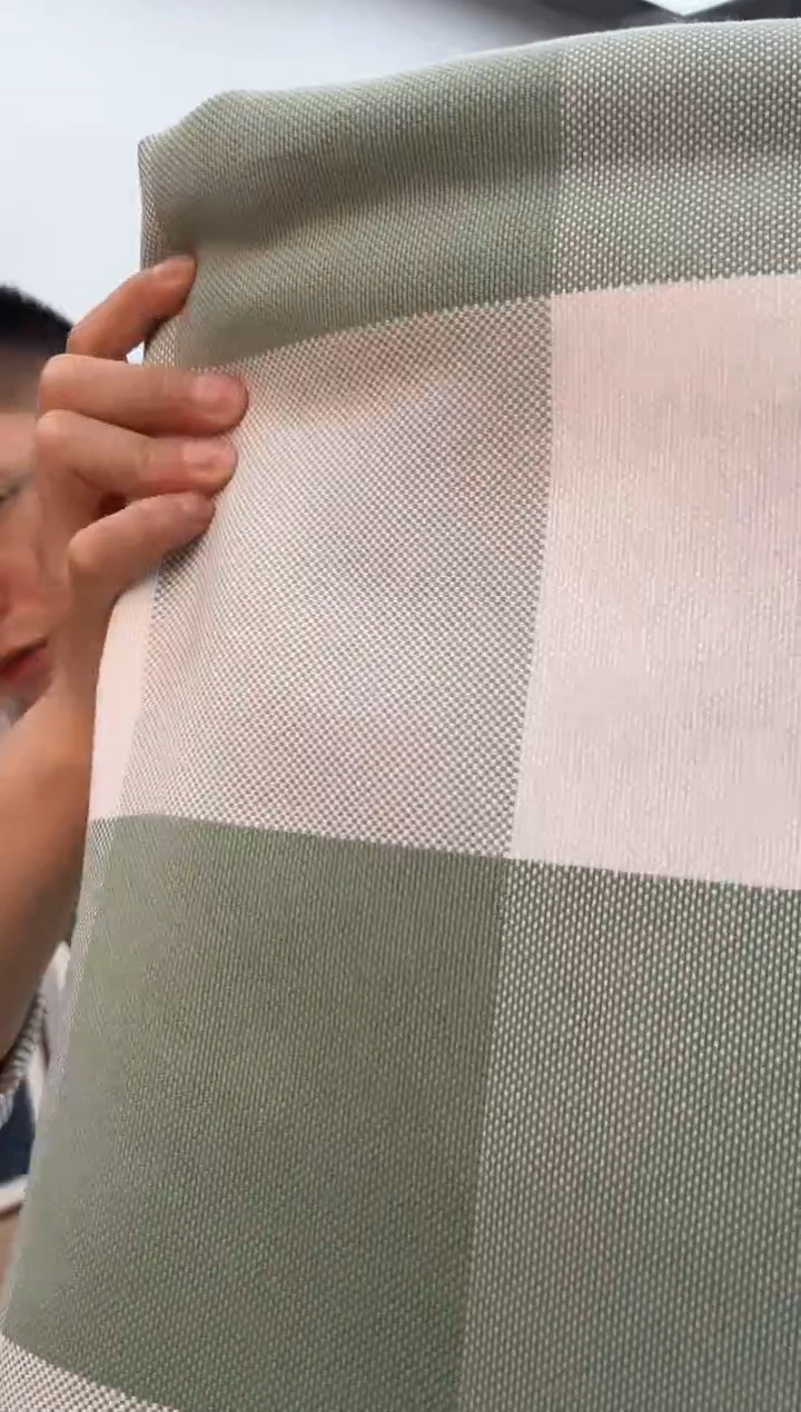 棉全棉老粗布 福利孤品  古锦格韵绿大码凉席