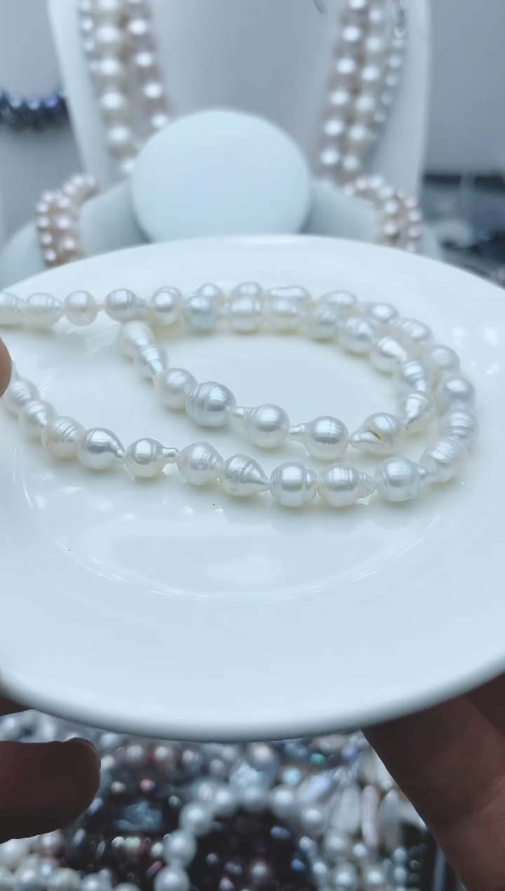 【闪购商品】淡水珍珠颈饰钛钢1