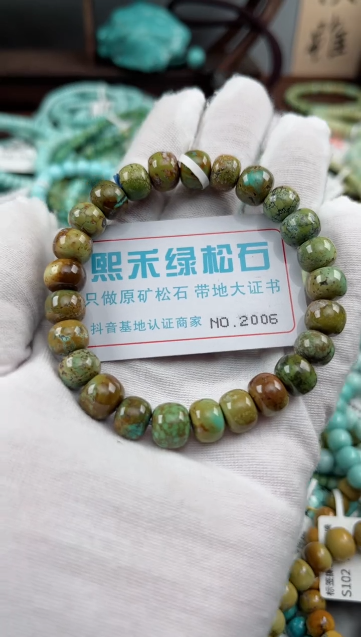 未镶嵌绿松石松石2006