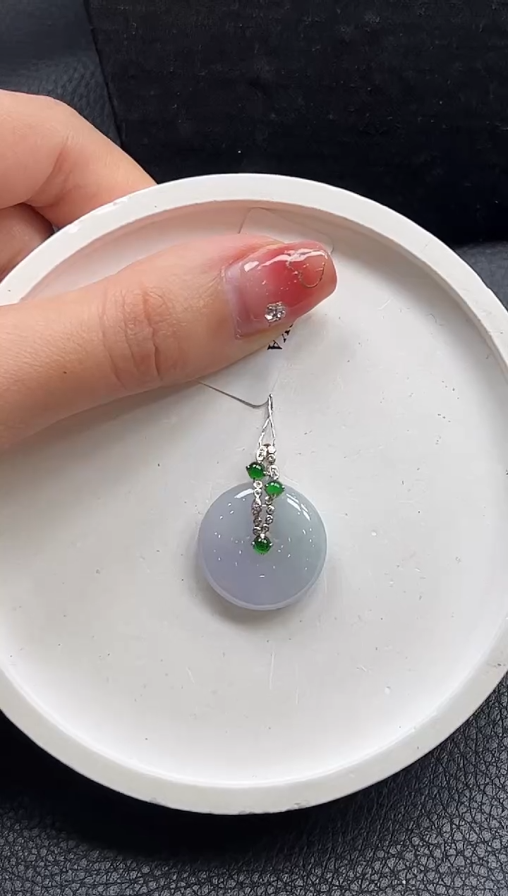 【闪购商品】翡翠颈饰18K金镶嵌YM993-1平安扣