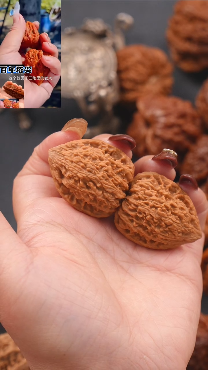 【闪购商品】文玩核桃把件31蚂蚁王金字塔