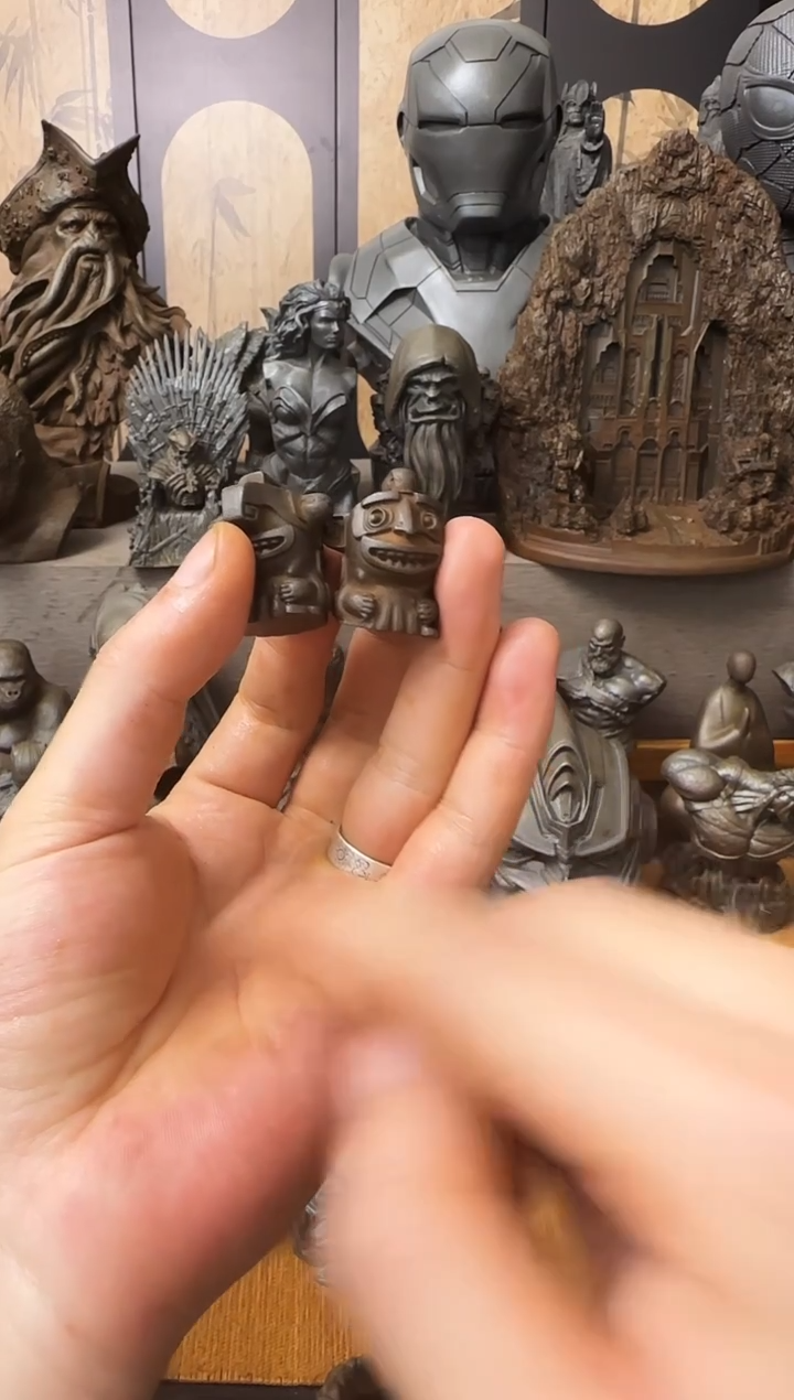 铁实心铁艺摆件~~结界兽（锈色）