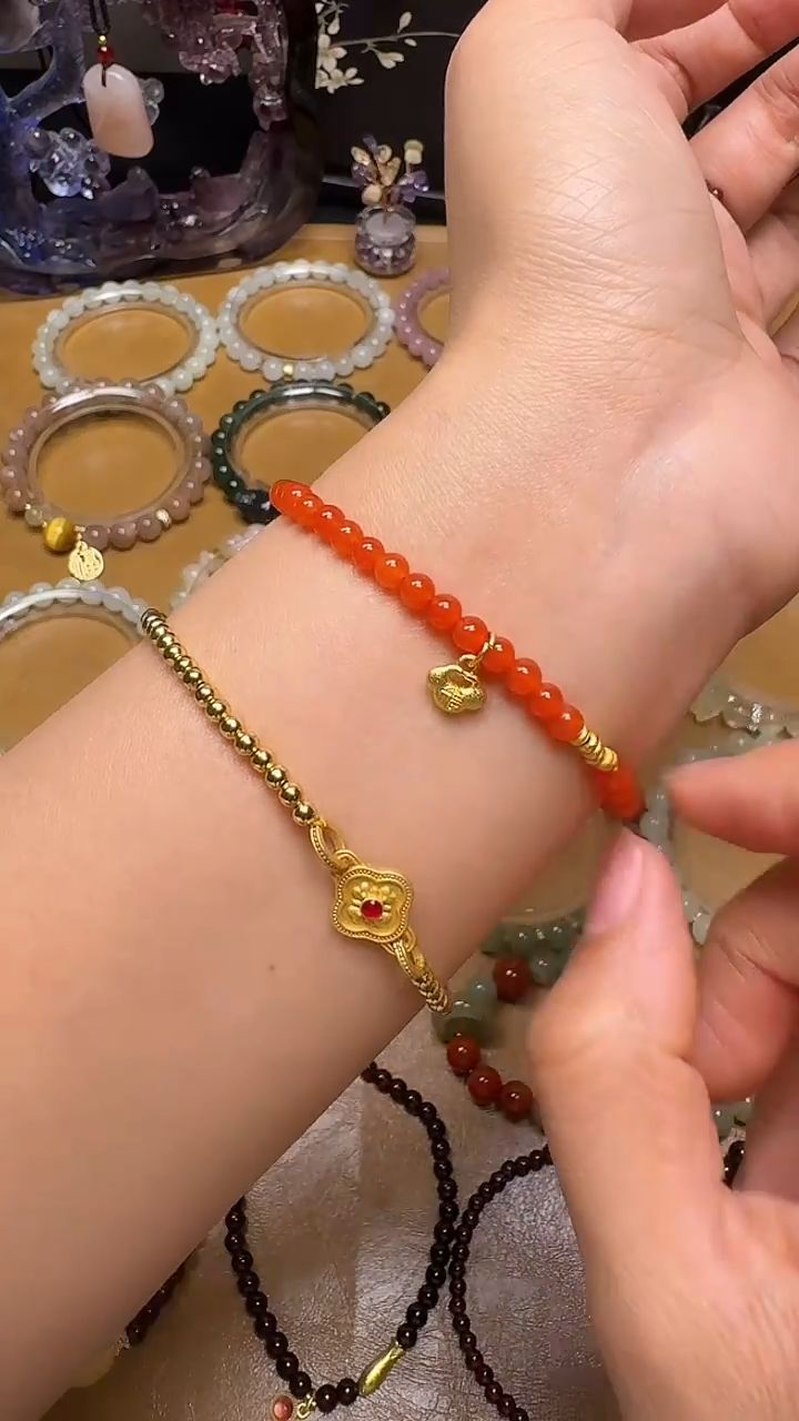 未镶嵌手链南红玛瑙南海小