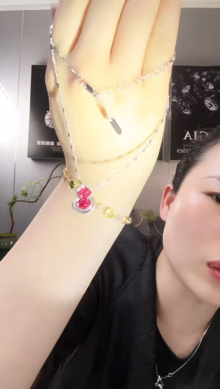 主播定制链接葫芦款吊坠带链子