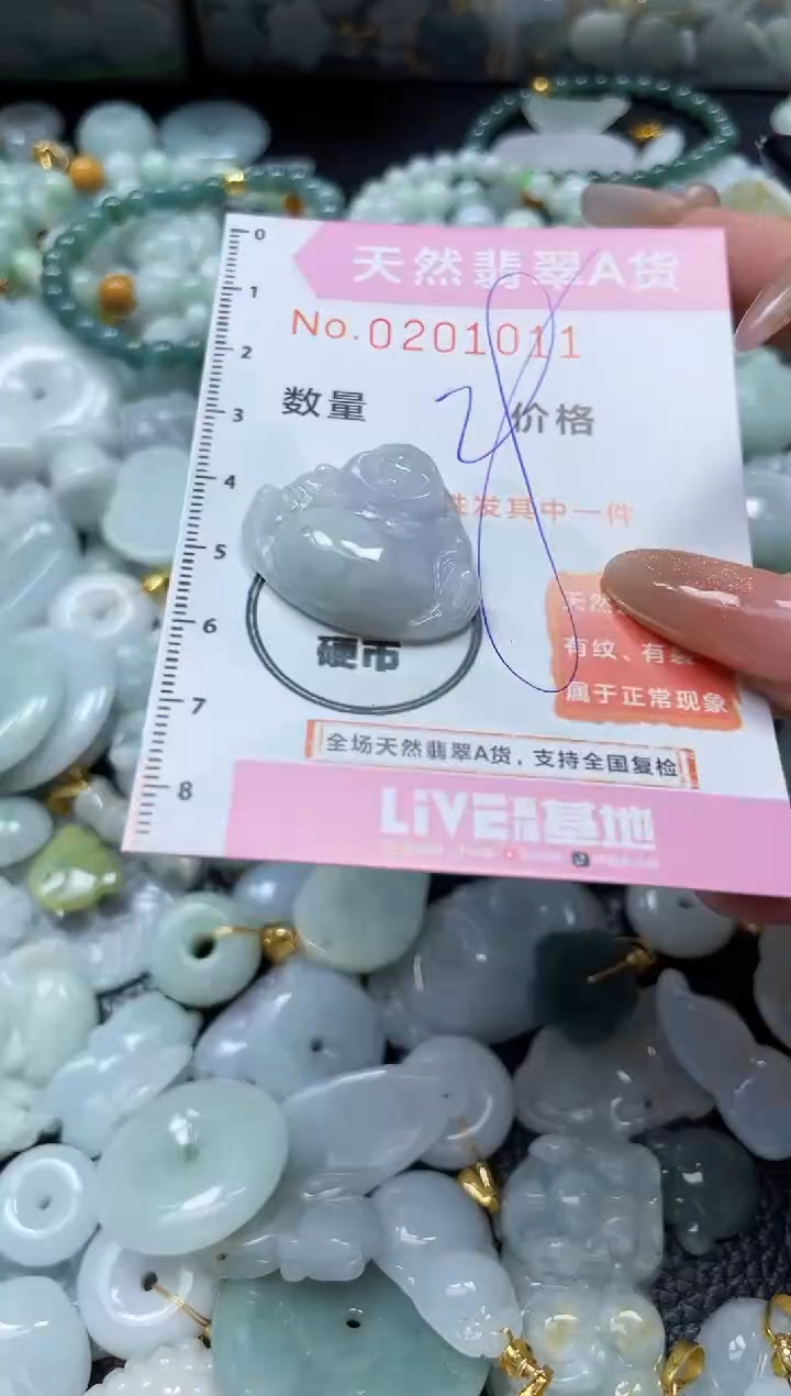 翡翠未镶嵌颈饰闪购0201011