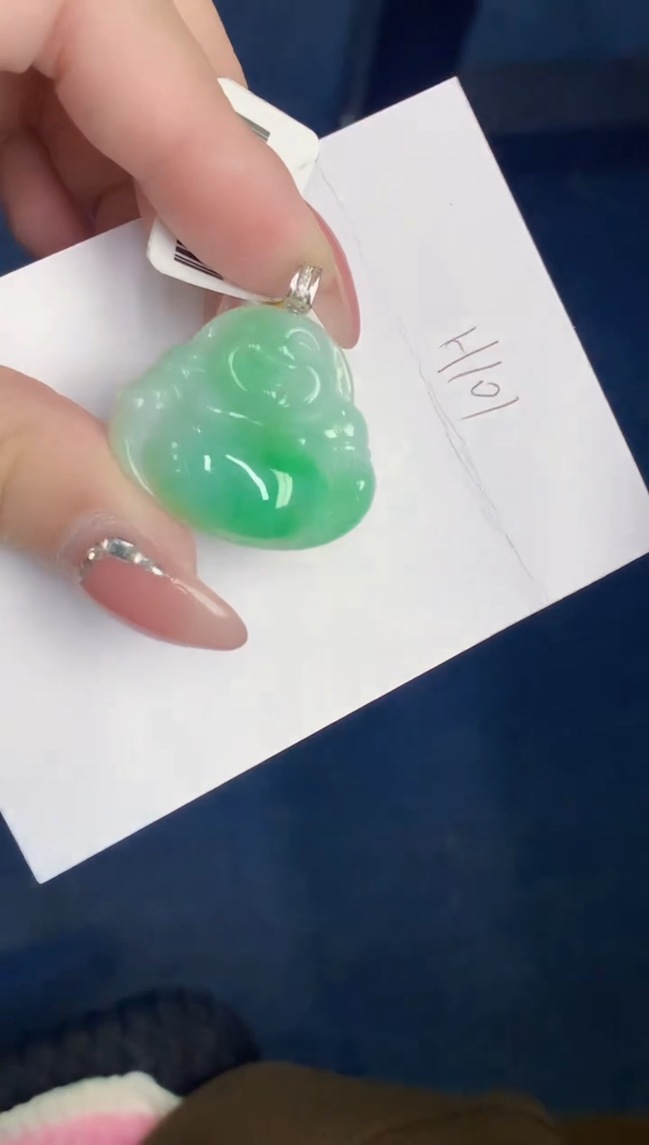 【闪购商品】翡翠颈饰18K金镶嵌000000000