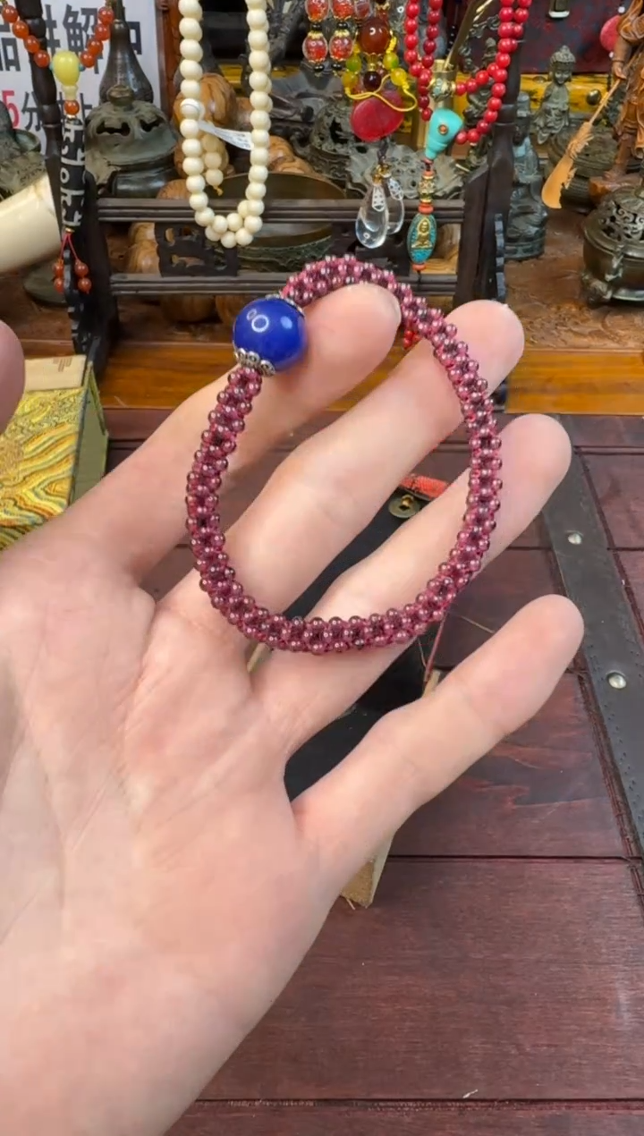 瓷片主播精选精品链接——————石榴石单圈