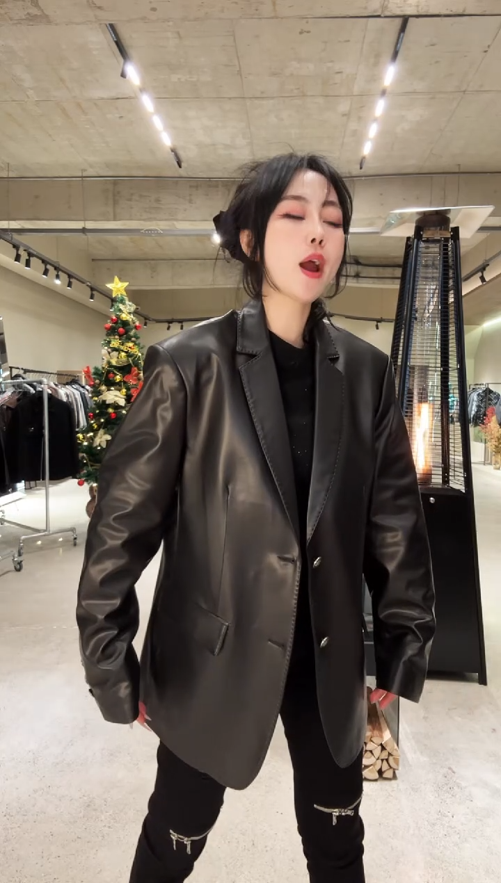 56码（170-185斤）男士真皮西装2329