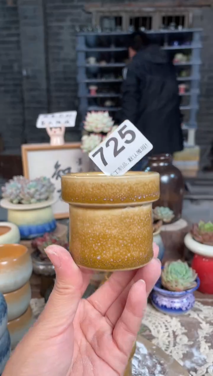 瓷片725知木小芳花盆