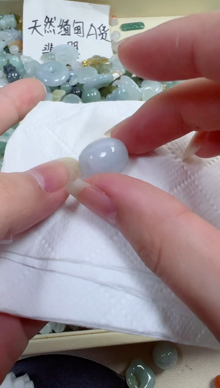 翡翠裸石245号链接，A货翡翠