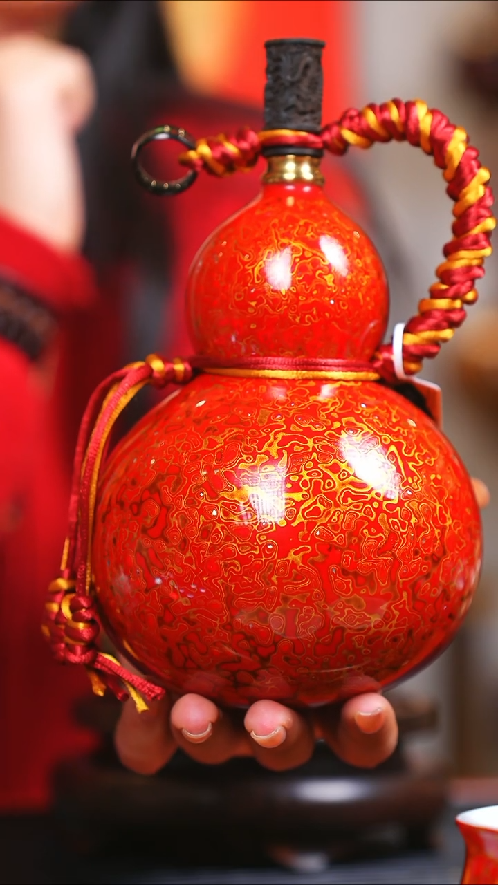【闪购商品】JO216过年首选中国非遗大漆酒葫芦